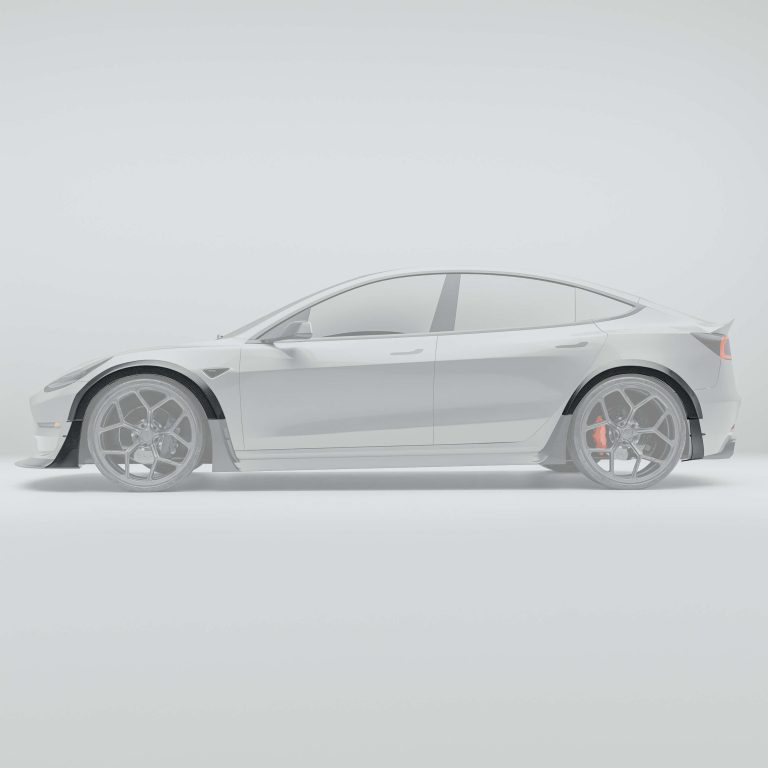 โป่งซุ้มล้อคาร์บอนไฟเบอร์ Tesla Model 3 RevoZport