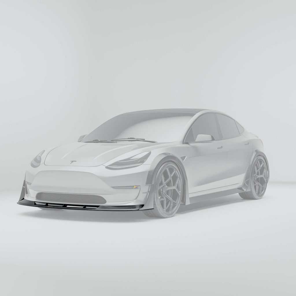 ลิ้นหน้าคาร์บอนไฟเบอร์ Tesla Model 3 RevoZport