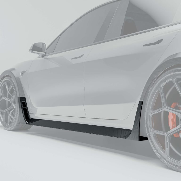 สเกิร์ตข้างคาร์บอนไฟเบอร์ Tesla Model 3 RevoZport
