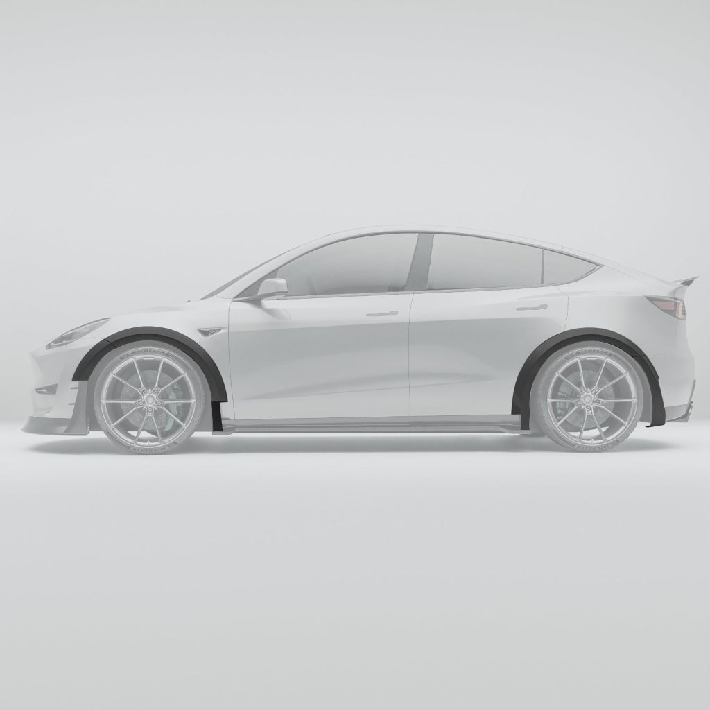 คิ้วครอบซุ้มล้อคาร์บอนไฟเบอร์ Tesla Model Y RevoZport