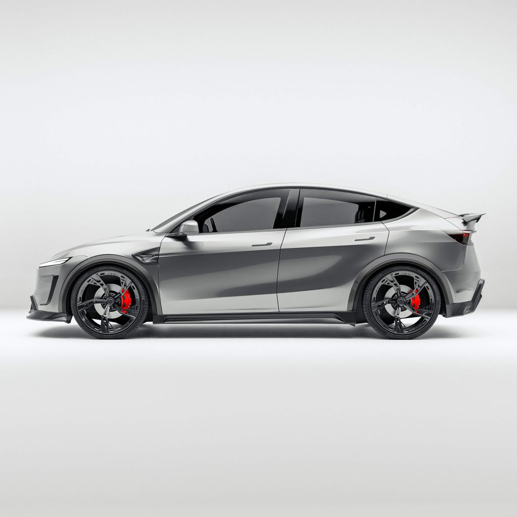 คิ้วซุ้มล้อแบบยื่นคาร์บอนไฟเบอร์ Tesla Model Y RevoZport