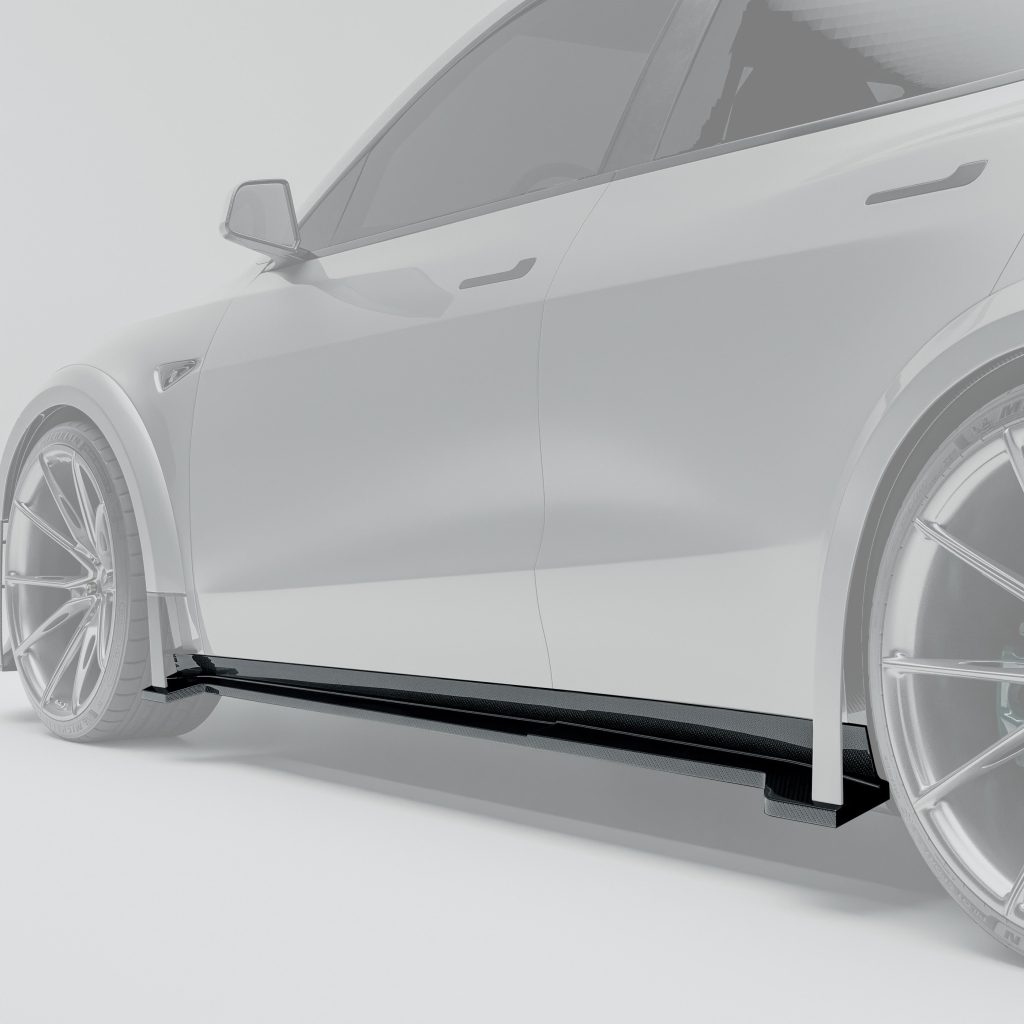 สเกิร์ตข้างคาร์บอนไฟเบอร์ Tesla Model Y RevoZport