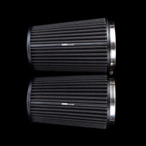 กรองอากาศ BlackBoost Conical Twin Flow Synthetic Dry Air filters (4.3" x 185mm) BlackBoost