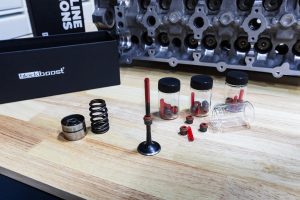 ชิ้นส่วนเครื่องยนต์ Engine Double Valve Stem Seals - 6 Cylinder BlackBoost
