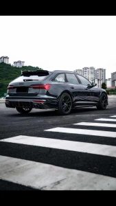 สปอยเลอร์หลังคา Carbon Fiber Audi A6 Allroad C8 ทรง Karbel V2 ปี 2020-ON