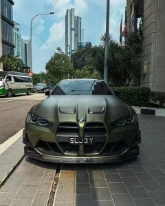 ชิ้นตกแต่งคาร์บอน Carbon Fiber BMW M3 G80 M4 G82 G83 ทรง Karbel ปี 2021-ON