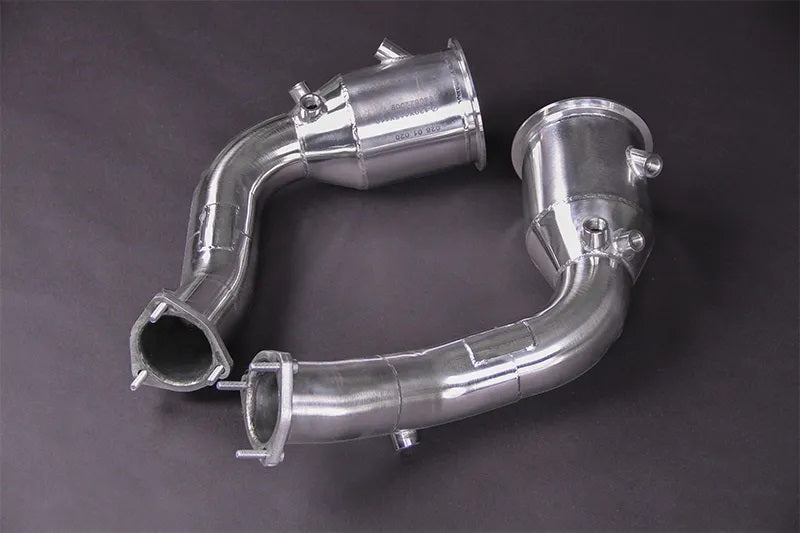 ท่อดาวน์ไปป์ Audi RS6/7 (C8) + S8 (D5) Capristo 250 Cell Sport Cat Downpipes
