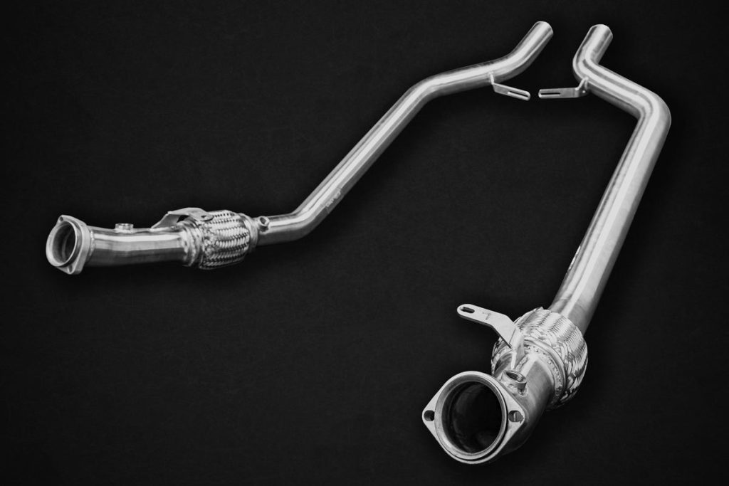 ท่อกลาง Mercedes AMG SL63 (R231) Capristo MidSilencer Spares + Cat Spares