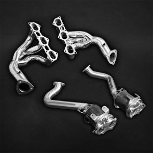 แคทเมทัลลิกสปอร์ต Porsche 718 Spyder/GTS/Cayman GT4 Capristo Set Header Manifolds + Sport Cats