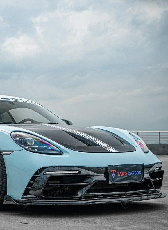 ลิ้นหน้า Carbon Fiber Porsche 718 Boxster / Cayman ทรง TAKD
