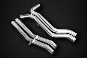 ชุดท่อไอเสีย Audi RS6/7 (C8) Capristo ECE Valved Exhaust + Carbon Tips