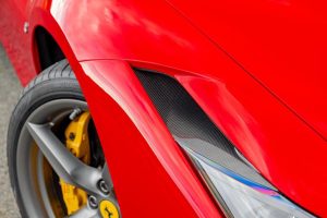 ชิ้นตกแต่งคาร์บอน Ferrari F8 Capristo