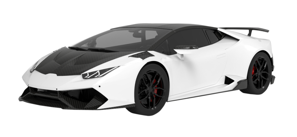 สปอยเลอร์หลังพร้อมขายึด V2 Lamborghini Huracan LP610 V2 1016 Industries