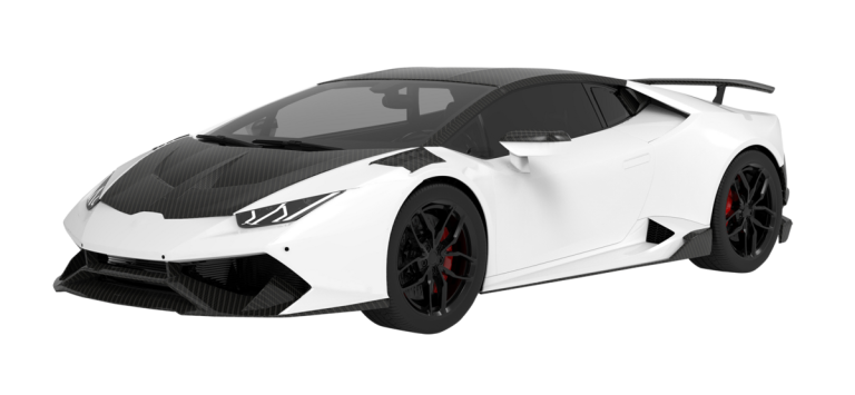 สปอยเลอร์ท้ายพร้อมขายึด V2 Lamborghini Huracan LP610 V2 1016 Industries