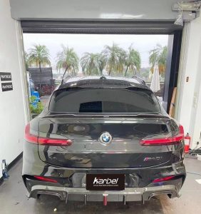 ดิฟฟิวเซอร์ Carbon Fiber BMW X4 G02 ทรง Karbel ปี 2019-2021
