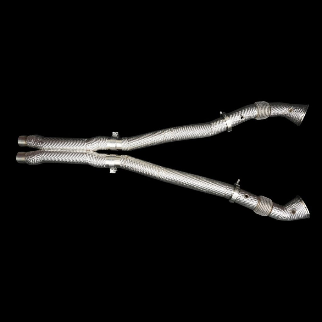 ท่อดาวน์ไปป์ Ferrari 812 GTS Catless Downpipe Bundle (OPF) BlackBoost