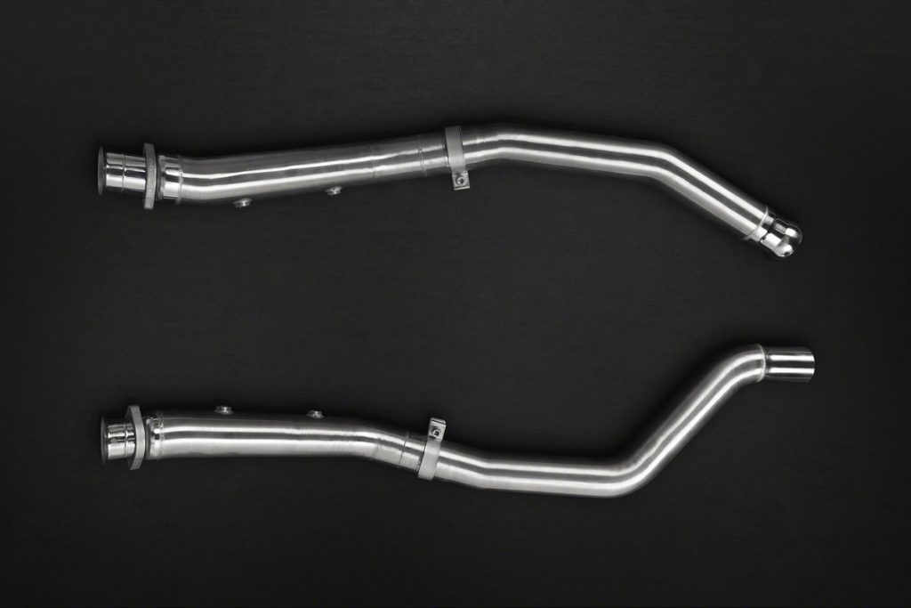 ท่อดาวน์ไปป์ Mercedes GLE (4.7/5.5 V8) Capristo Cat Spare Downpipes