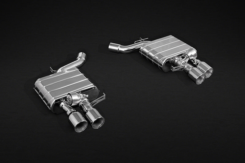 หม้อพักท้าย BMW 650i (F12/F13/F06) Capristo ECE Valved Mufflers + Stainless Tips CES3