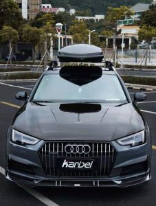 ฝากระโปรงหน้า Carbon Fiber Audi RS4 S4 A4 B9 / B9.5 ทรง Karbel V1 ปี 2017-ON