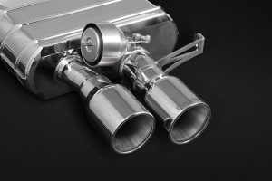 หม้อพักท้าย BMW 550i (F10) Capristo ECE Valved Mufflers with Stainless Steel
