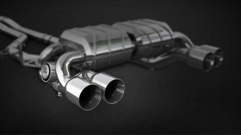 exhaust system BMW M3/4 (F80/82/83) Capristo Valved Exhaust + Stainless Tips CES3