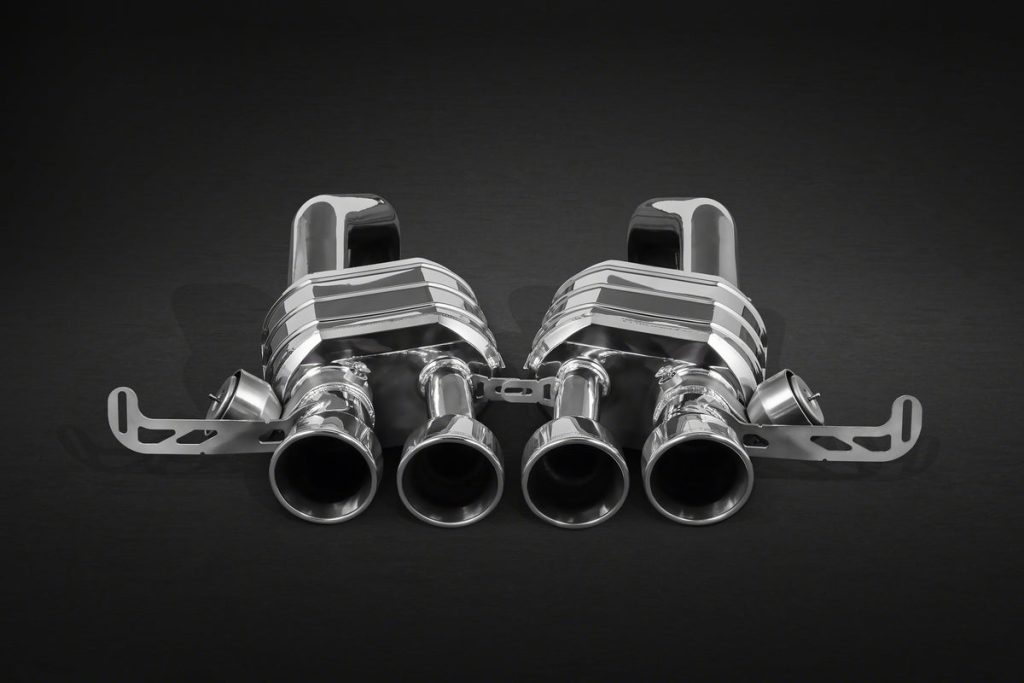 ชุดท่อไอเสีย Chevrolet Corvette (C7) Stingray/Z06 Capristo Valved Exhaust w OEM Post Cat Adapter