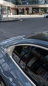 สปอยเลอร์หลังคา Carbon Fiber BMW i5 xDrive40/M60 540i/550e xDrive G60 G61 ทรง Karbel
