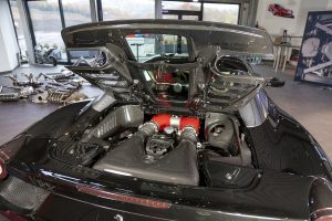 ชิ้นตกแต่งคาร์บอน Ferrari 458 Spider Capristo