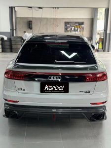 สปอยเลอร์ Carbon Fiber Audi RSQ8 SQ8 Q8 ทรง Karbel ปี 2019-ON