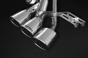 หม้อพักท้าย Mercedes AMG G63/550/500 (W463) Capristo ECE Valved Triple Mufflers CES3