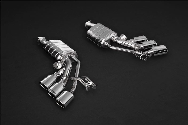 หม้อพักท้าย Mercedes AMG G63/550/500 (W463) Capristo ECE Valved Triple Mufflers CES3