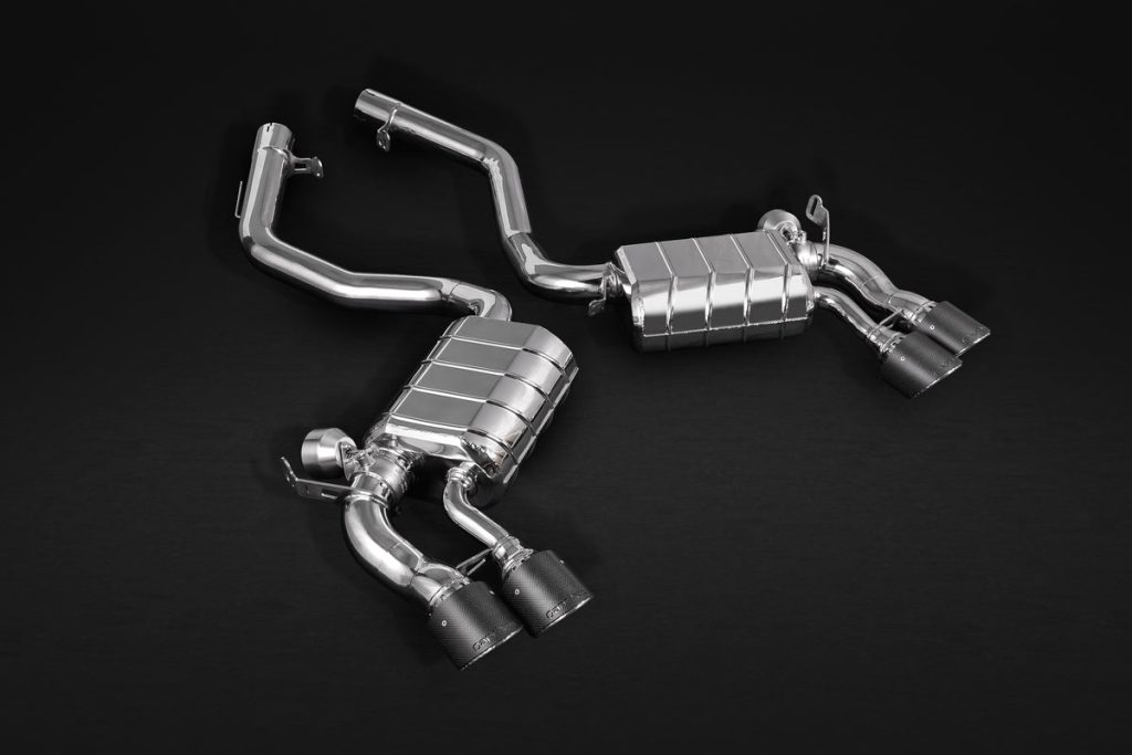 ชุดท่อไอเสีย BMW X5/6M (F15/16) Capristo Valved Exhaust Mid Pipes + Carbon Tips