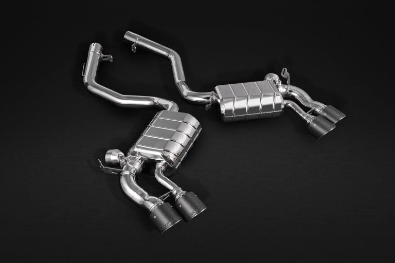 exhaust system BMW X5/6M (F15/16) Capristo Valved Exhaust Mid Pipes + Carbon Tips