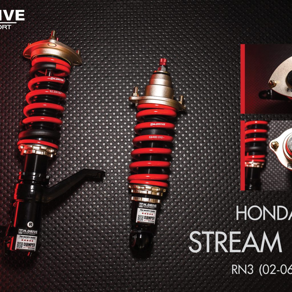 โช๊ค H-Drive S.SPEC สำหรับ Honda Stream RN3 (02-05)