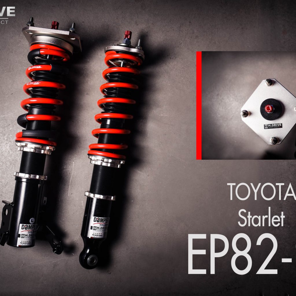 โช๊ค H-Drive S.SPEC สำหรับ Toyota Starlet (EP82/EP91)