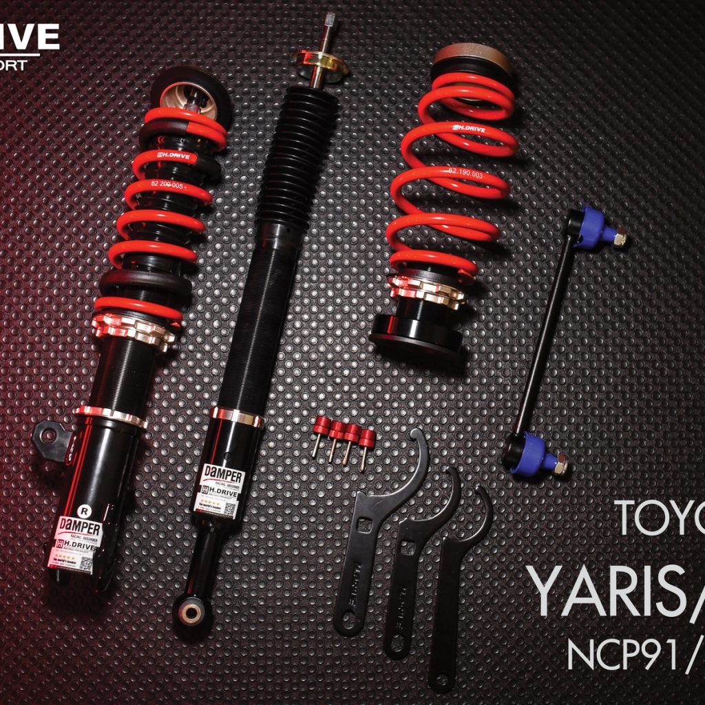 โช๊ค H-Drive S.SPEC สำหรับ Toyota Yaris/Vios (NCP91/NCP93)