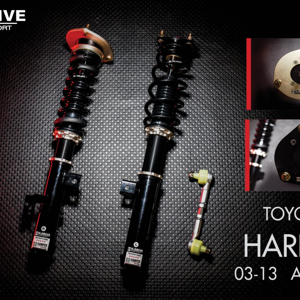โช๊ค H-Drive S.SPEC สำหรับ TOYOTA Harrier 03-13(ACU35W)