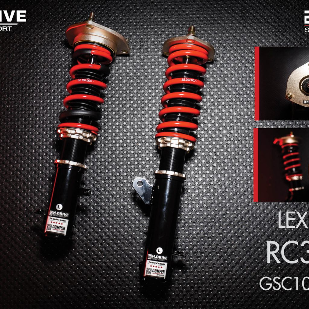 โช๊ค H-Drive EURO SPEC สำหรับ Lexus RC350 RWD (GSC10)