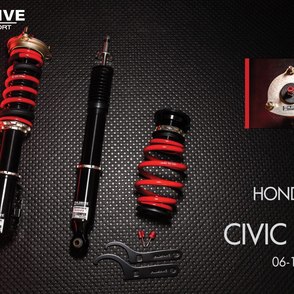 โช๊ค H-Drive S.SPEC สำหรับ HONDA Civic FD2 (06-10)