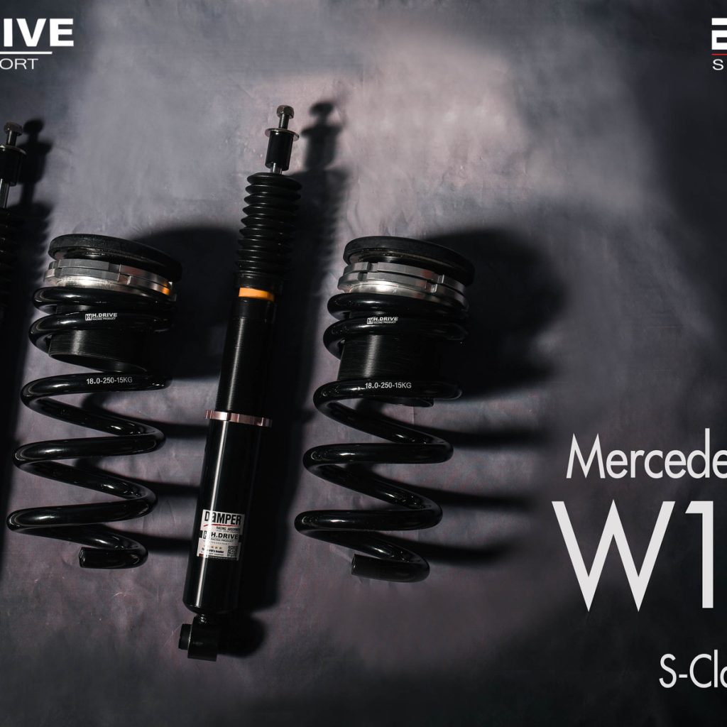 โช๊ค H-Drive EURO SPEC สำหรับ Mercedes-Benz S-Class (W140)