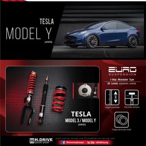 โช๊ค H-Drive EURO SPEC สำหรับ Tesla Model Y (AWD)