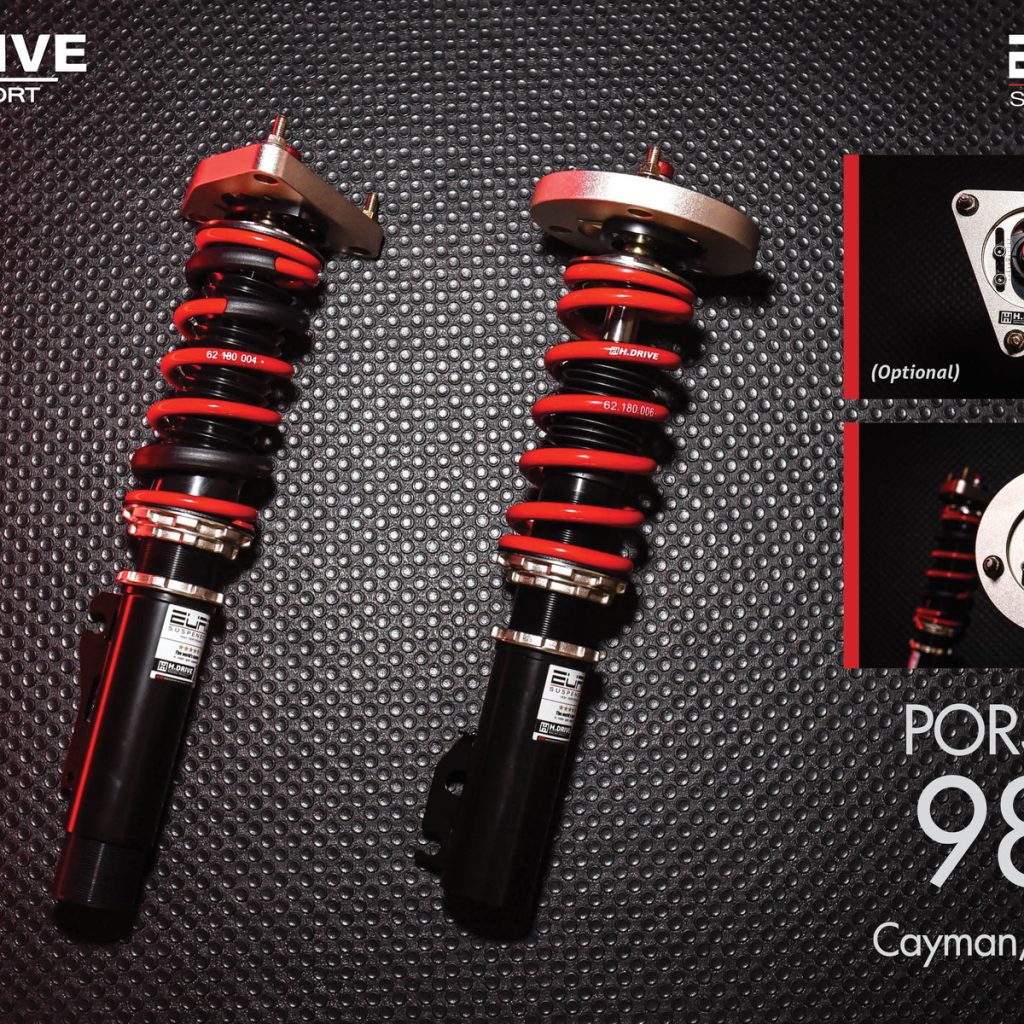 โช๊ค H-Drive EURO SPEC สำหรับ Porsche 987 Cayman/Boxster