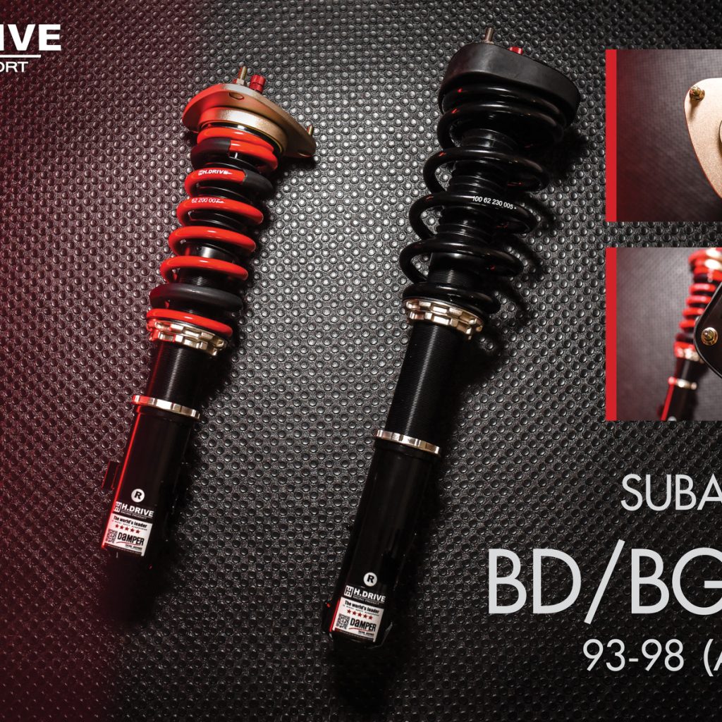 โช๊ค H-Drive R.SPEC สำหรับ Subaru BD/BG/BK (AWD)
