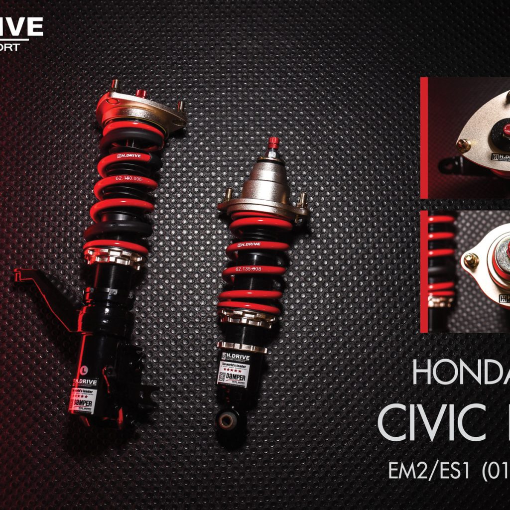 โช๊ค H-Drive S.SPEC สำหรับ Honda Civic ES (01-05)