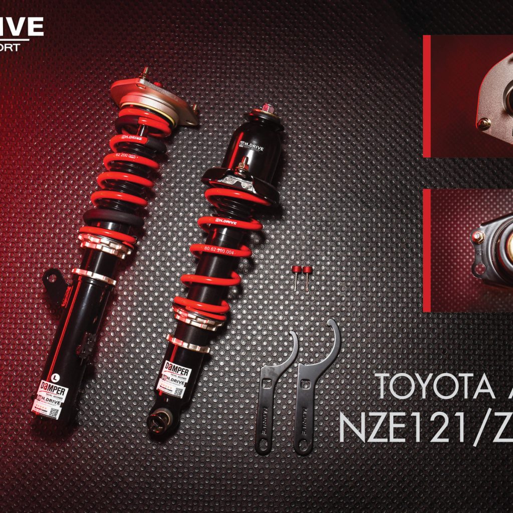 โช๊ค H-Drive S.SPEC สำหรับ Toyota Corolla Altis (NZE121/ZZE130)