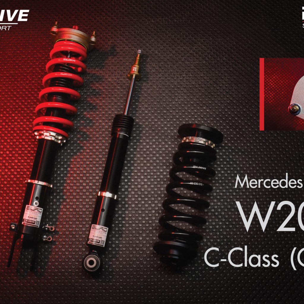 โช๊ค H-Drive EURO SPEC สำหรับ Mercedes-Benz C-Class W205 RWD (C350e)