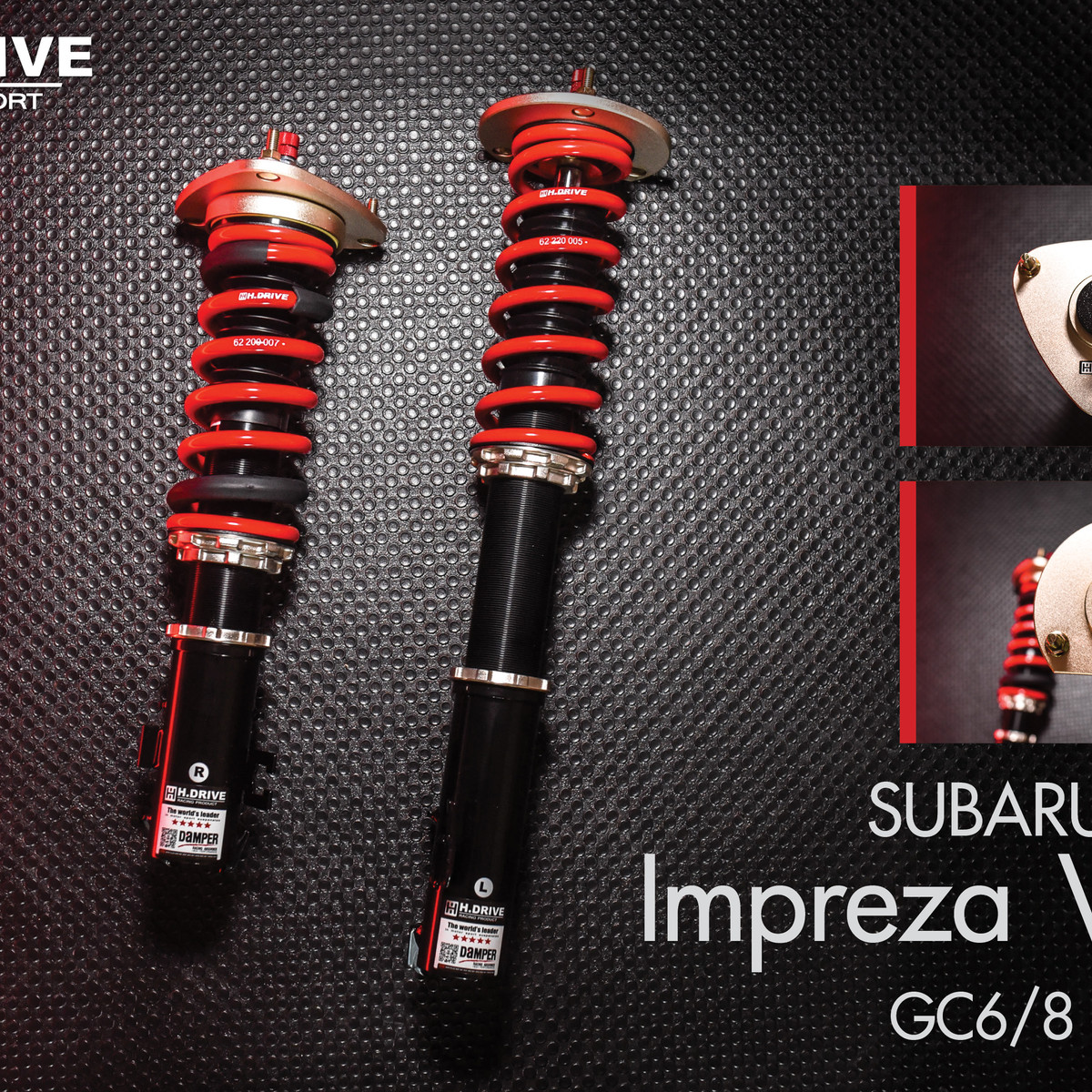 โช๊ค H-Drive R.SPEC สำหรับ Subaru Impreza WRX(GC6/8)