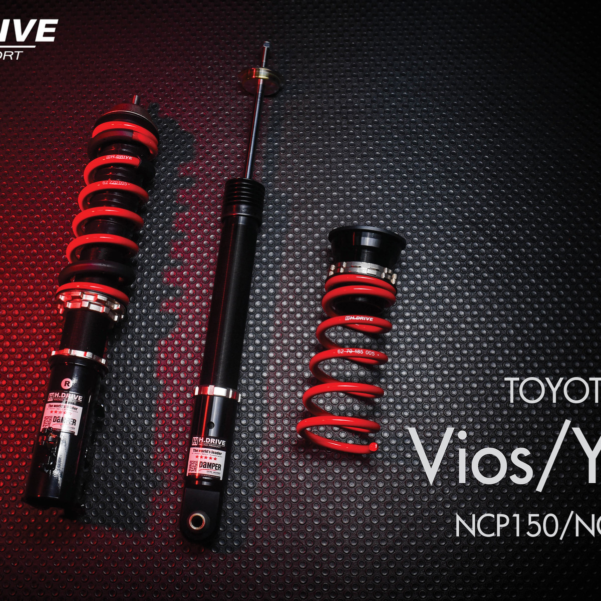 โช๊ค H-Drive S.SPEC สำหรับ Toyota Vios/Yaris (NCP150/NCP152)