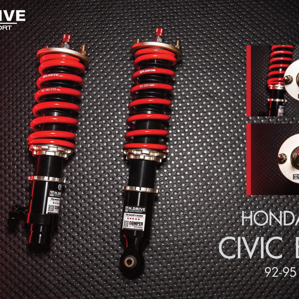 โช๊ค H-Drive S.SPEC สำหรับ HONDA Civic EG (92-95)