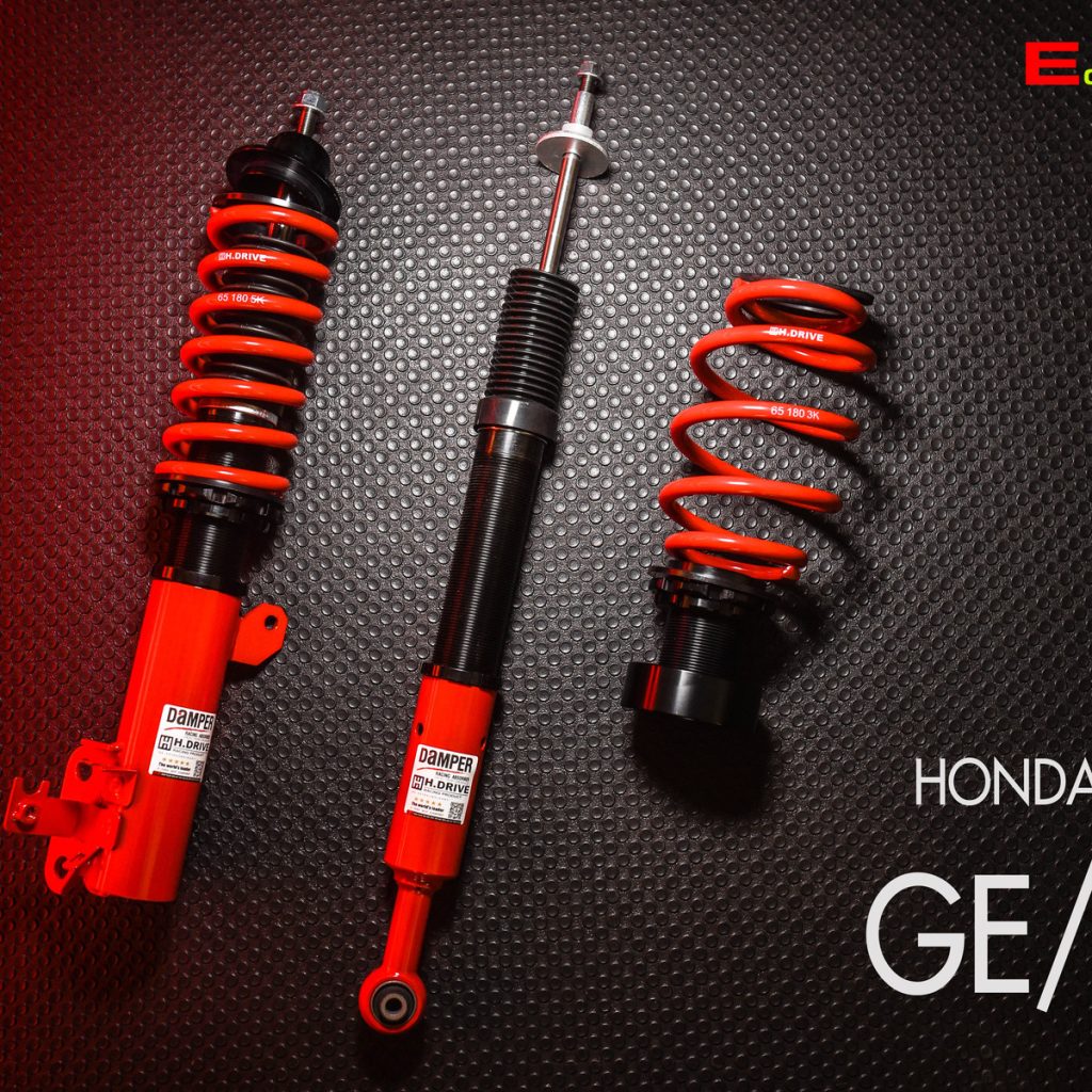 โช๊ค H-Drive ECO SPEC สำหรับ Honda Jazz (GE/GK)